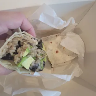 This is best vegan steak burrito. Awesome definitely come back again and again