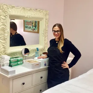 Jennifer Chavez, Owner, Esthetician &amp; Permanent Makeup Specialist.