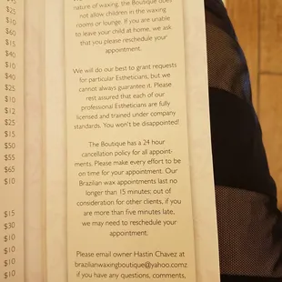 Appointment policies