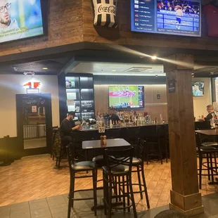 Bar Area on a Sunday evening.