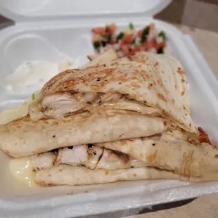 Chicken Quesadillas ($7)