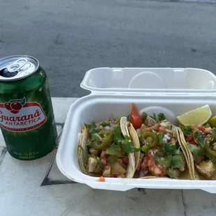 Brazilian Spicy Chicken Tacos