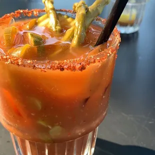 My creation from the Bloody Mary bar