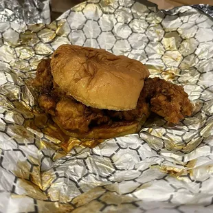 Spicy Carolina BBQ BRD Sando