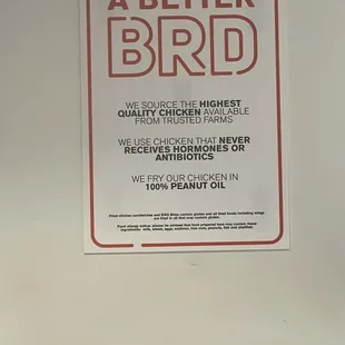 Food is cooked in peanut oil