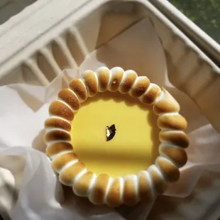Toasted lemon meringue tart