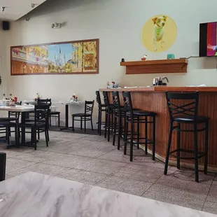 Some of the inside seating. Counter seating also available