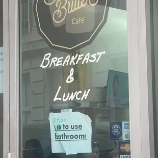 breakfast and lunch