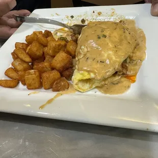 Cajun Crawfish Omelette