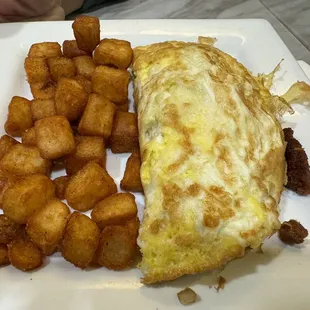 Hot Sausage Omelette