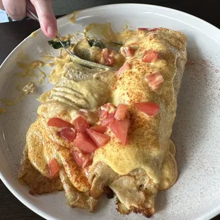 Grilled Chicken Crepe
