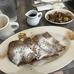 French toast and home fries