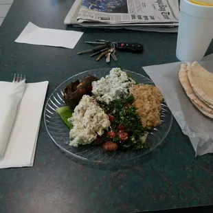 5 item combo salad. 20 different items to choose from.