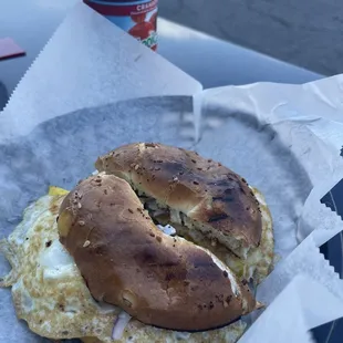 Everything Bagel Sandwich