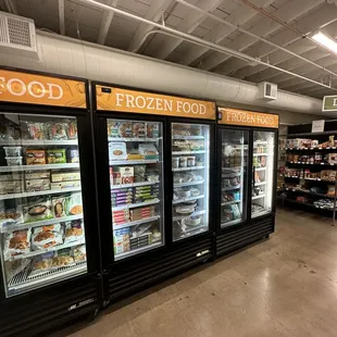 Frozen meals and proteins