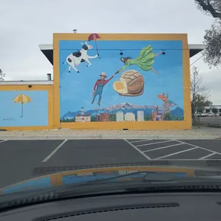 outside