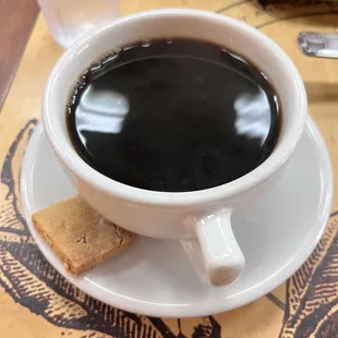 black coffee