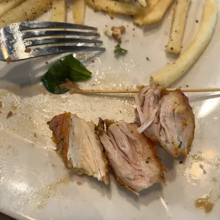 Uncooked Chicken and Waffles