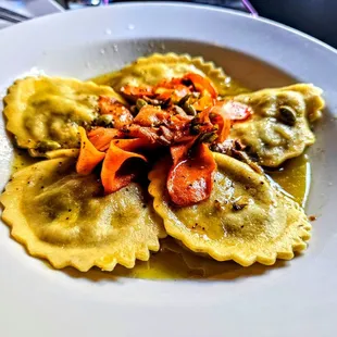 Mushroom ravioli; not bad and not great