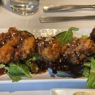 Sesame cauliflower