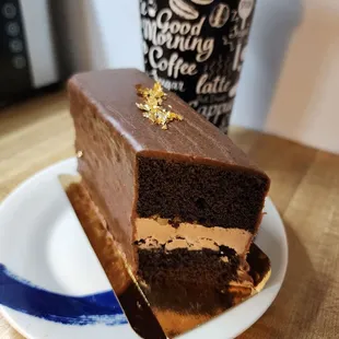 Crossection of Ferro Rocher cake