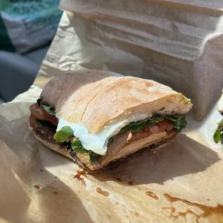 Cast-Iron Chicken Caprese Sandwich