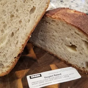 Gruyere Batard ($6) - highly recommend! 4/17/2021