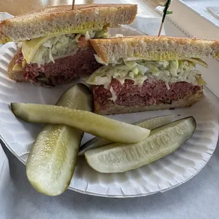 Corned beef pastrami combo!