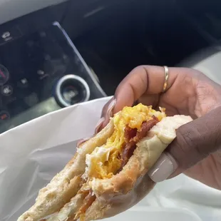 Bacon Egg &amp; Cheese Bagel - simply yummmm!