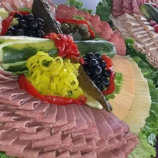 Deli meat party trays