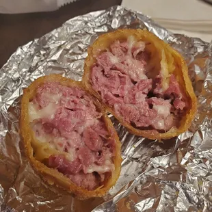 Corned beef eggrolls