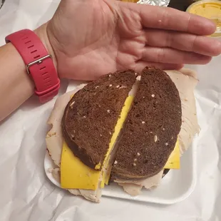 One meat create your own sandwich - super small