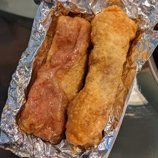 I loved the hot and crispy corned beef egg roll.