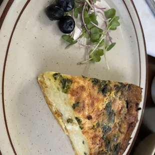 Spinach quiche