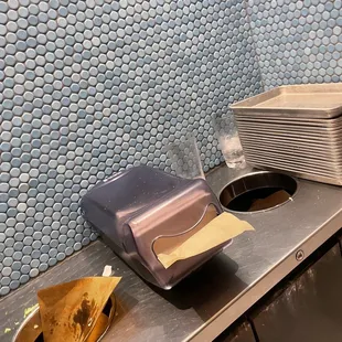 Filthy. So dirty here. The tables were dirty too. They don&apos;t clean well at all.