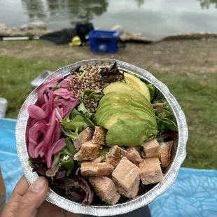 Green Goddess Salmon Bowl