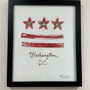 Bathroom artwork