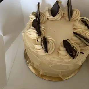 Malt cake.