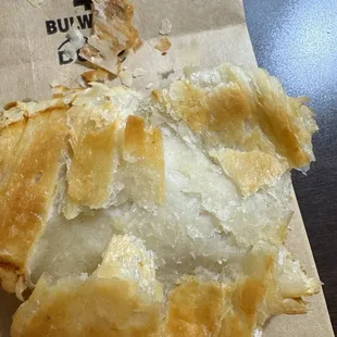 Underbaked croissant