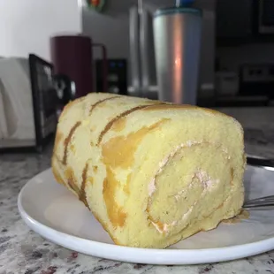 Strawberry roll cake!