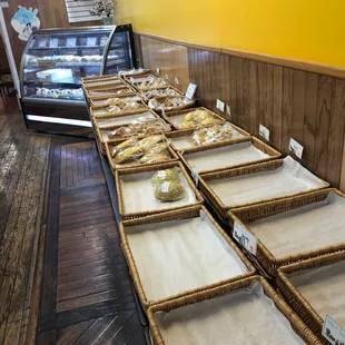 The empty trays say it's popular