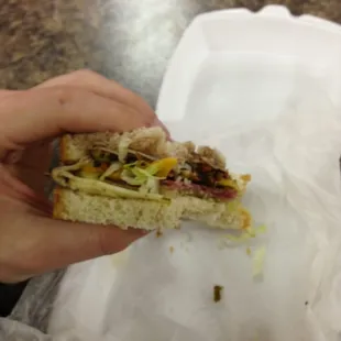 Crazy thin sandwich.  Maybe get two.