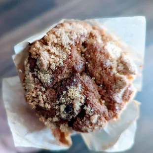 Cherry raspberry muffin