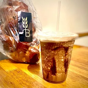 Iced chocolate Frappuccino