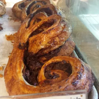 Chocolate Danish with Nuts