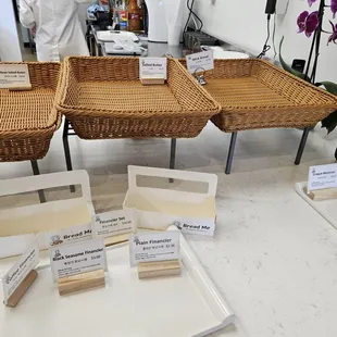 Pastry Display at End of Day