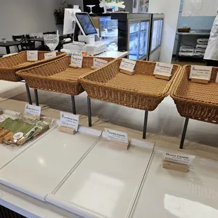 Pastry Display at End of Day