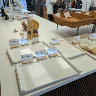 Pastry Display at End of Day