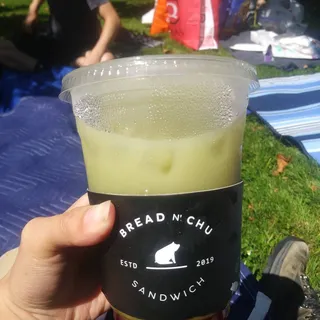 Strawberry Matcha Sparkler