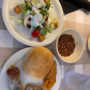 a plate of food